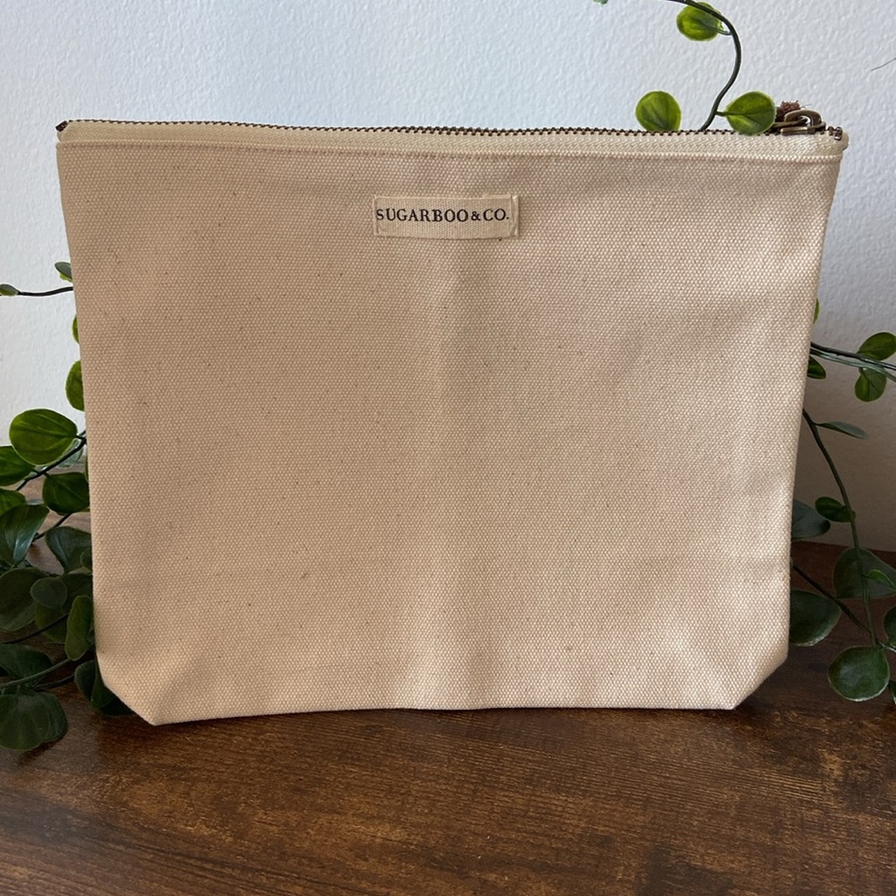 NWOT Canvas Pouch with Inspirational Quote - Picture 5 of 15
